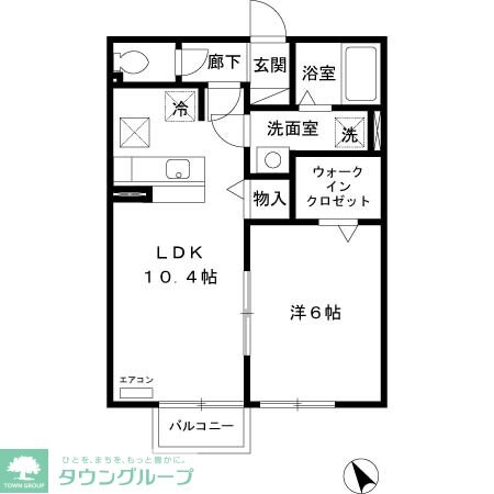 ブルームーンの物件間取画像