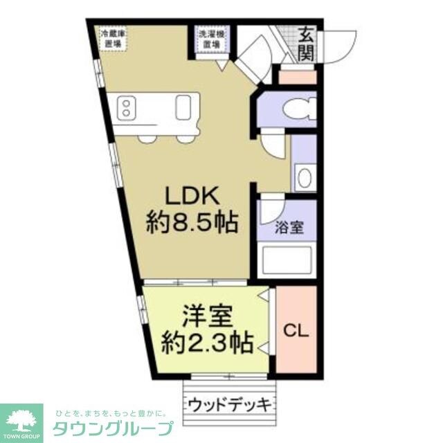 ボナチッタ3号棟の物件間取画像