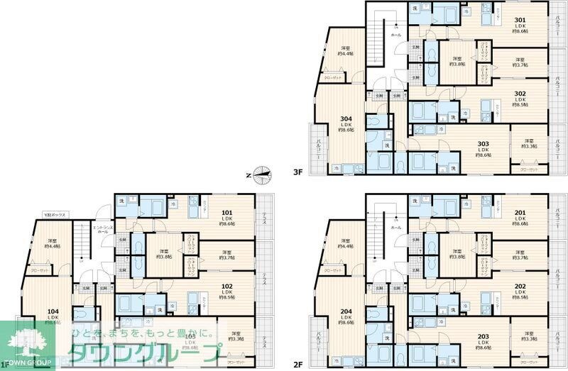 Parklet・高坂の物件間取画像