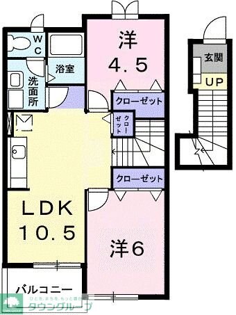 フラン・アンジュの物件間取画像