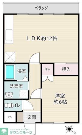 フレンズピュアの物件間取画像