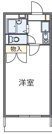レオパレスメイプルハイム高野台1号館の物件間取画像