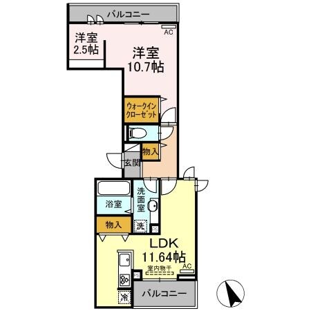 ルポゼの物件間取画像