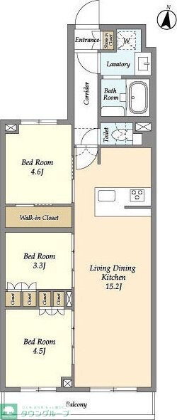 アジールコート練馬中村橋の物件間取画像