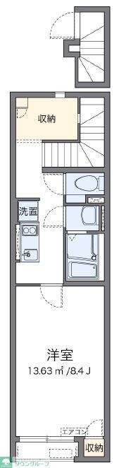 クレイノアダージョの物件間取画像