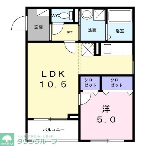 ドゥー・アヴェニールの物件間取画像
