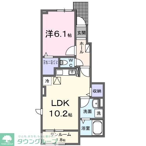 メゾンヒカリの物件間取画像