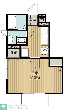 メゾンK.の物件間取画像