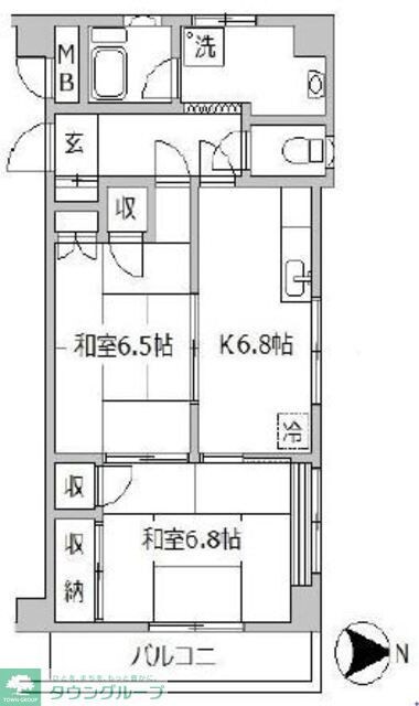 勇進ビルの物件間取画像