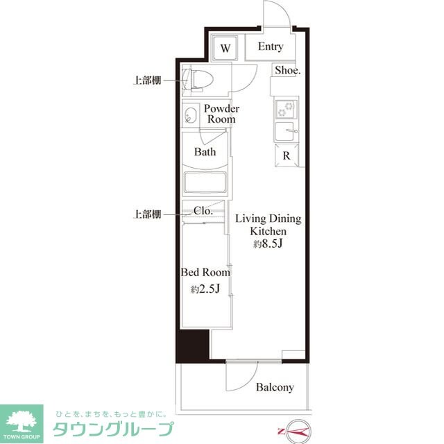 ハーモニーレジデンス東京武蔵関WEST SIDEの物件間取画像