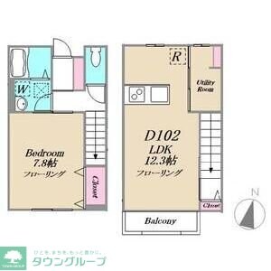 ihana gardenの物件間取画像