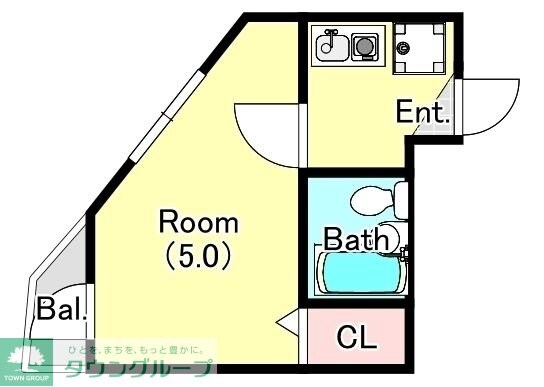 ROSSO氷川台の物件間取画像