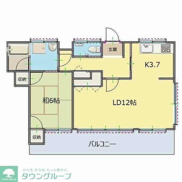 サニープレイス85の物件間取画像