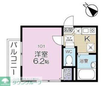 エルアルボリートの物件間取画像