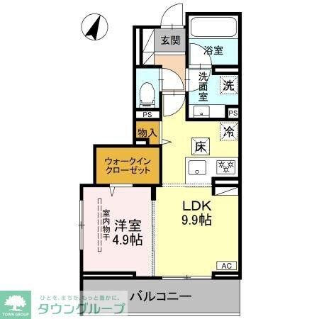 Koaひばりヶ丘の物件間取画像