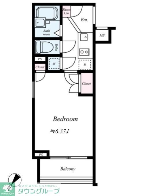 ビバリーホームズ沼袋の物件間取画像