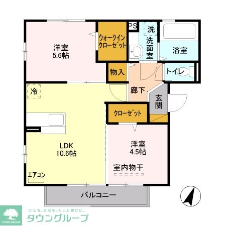 エスポワール IIの物件間取画像