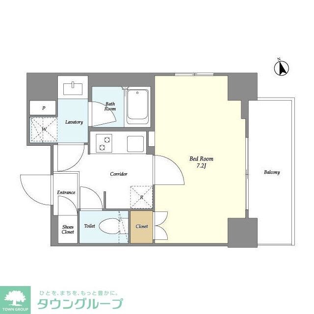 フレシア赤塚新町の物件間取画像