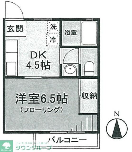 ロイヤルハイツ2の物件間取画像