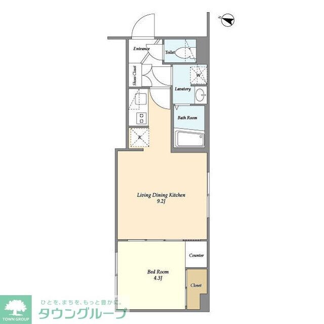 ウェルスクエアイズム千川IIの物件間取画像