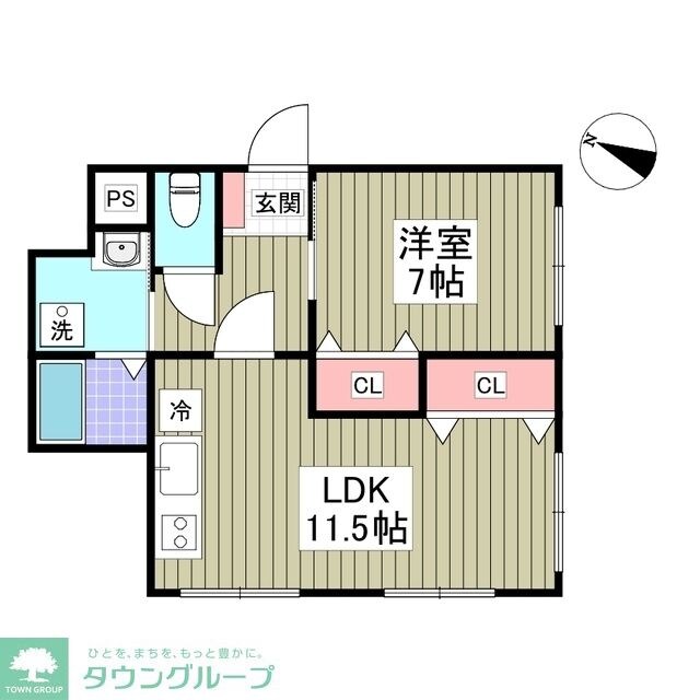 ITOハイツの物件間取画像