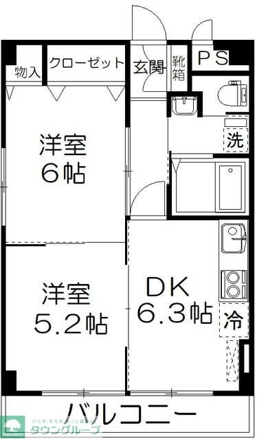 グラース・ビ高島平の物件間取画像