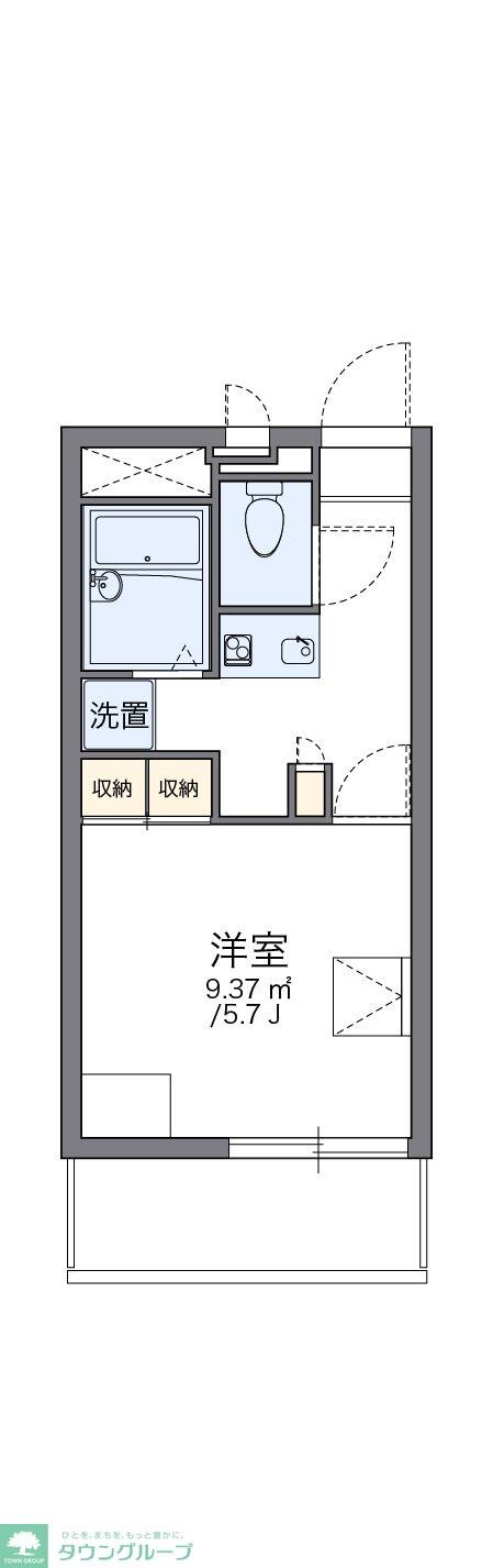 レオパレスサンボーンの物件間取画像