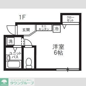 スタジオ成増の物件間取画像