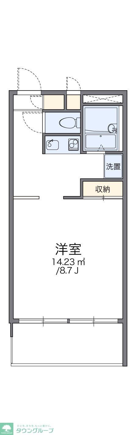 レオパレスカサグランデの物件間取画像
