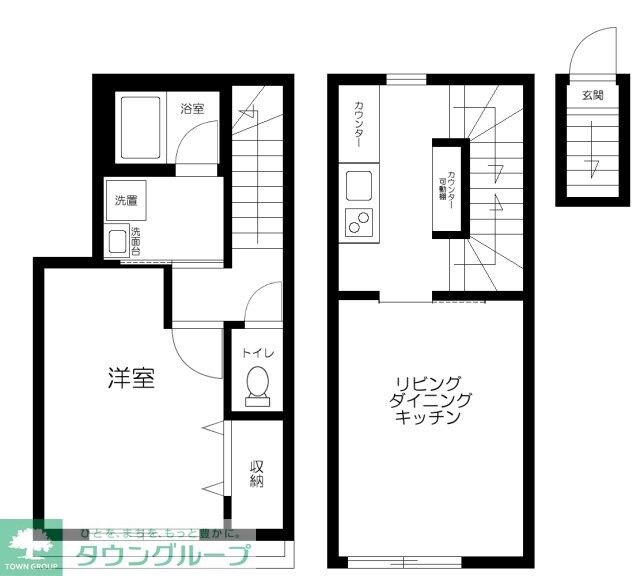 コクーン北町の物件間取画像