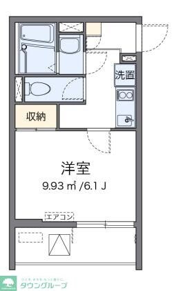 クレイノパーシモンの物件間取画像