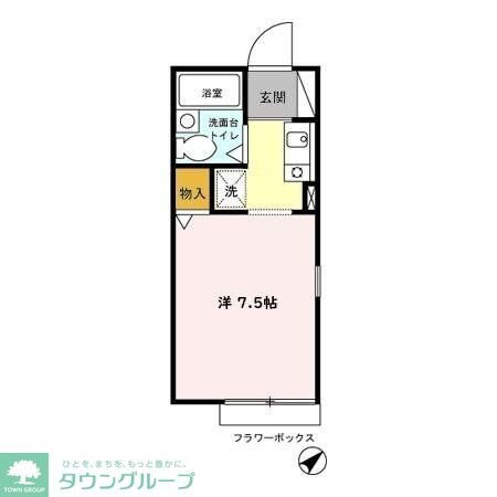 ヒルトップの物件間取画像