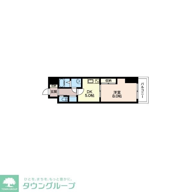 オーキッドレジデンス板橋の物件間取画像