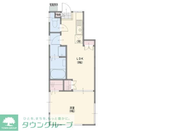 タウン加藤の物件間取画像