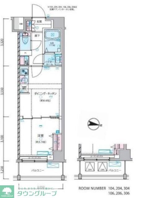 ジェノヴィア練馬春日町スカイガーデンの物件間取画像