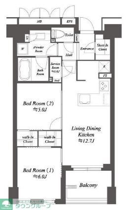 プライマル練馬豊島園の物件間取画像
