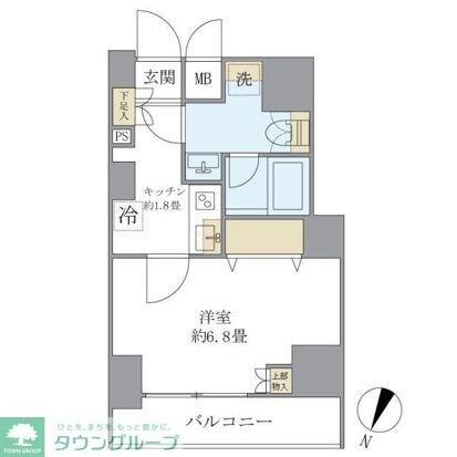 エレミ本蓮沼の物件間取画像