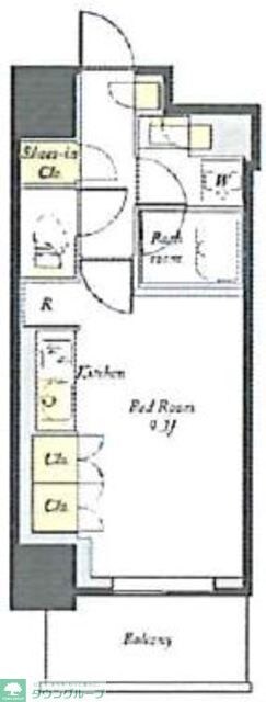 プライムメゾン板橋の物件間取画像