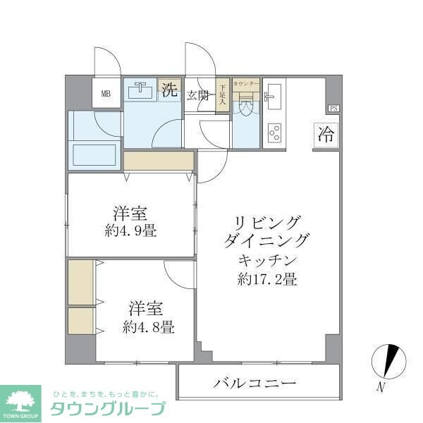 エレミ本蓮沼の物件間取画像