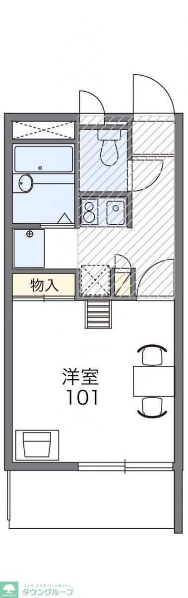 レオパレスゴールドクレストの物件間取画像