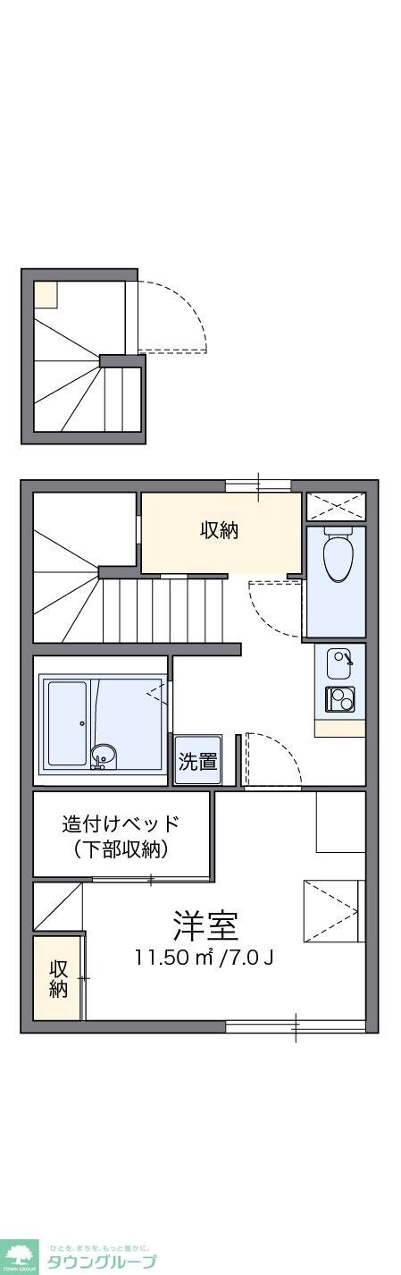 レオパレスミノールの物件間取画像