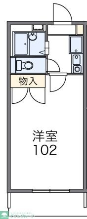 レオパレスメイプルハイム高野台1号館の物件間取画像