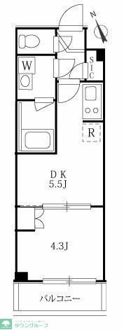 ハーモニーレジデンス板橋シティサイトの物件間取画像