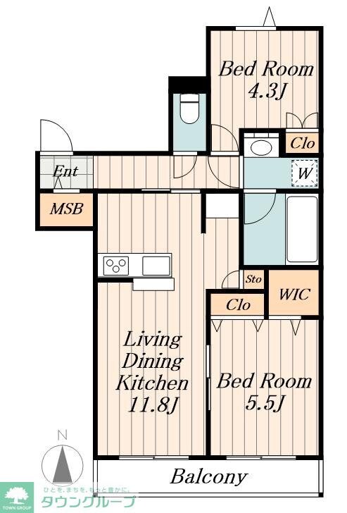メゾン・リヴェールの物件間取画像