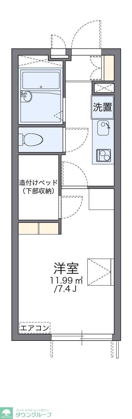 レオパレス藤の物件間取画像