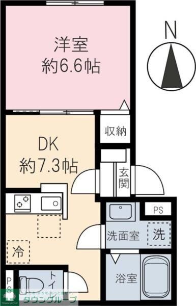 Reve Yayoiの物件間取画像