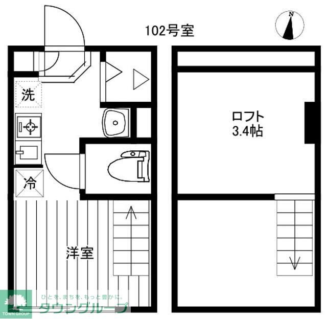 Coron Heiwadaiの物件間取画像