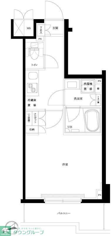 ルーブル板橋東新町弐番館の物件間取画像