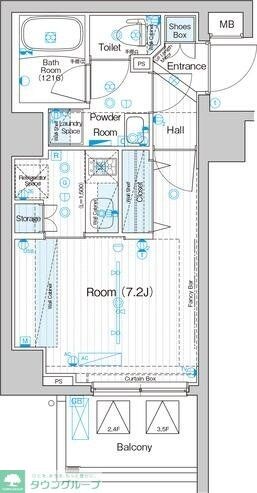 マキシヴ高島平の物件間取画像