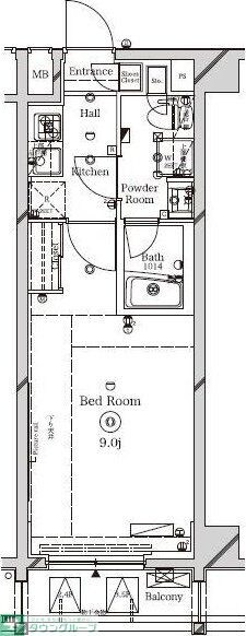 ラフィスタ本蓮沼の物件間取画像